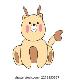 Zoo collection.Set of cute animals cartoon character design.Dog,cat,rabbit,bear,lion,deer,frog,cow,crocodile,giraffe hand drawn.Image.Art.Kid graphic.Isolated.Sticker.Collection.Vector.Illustration.