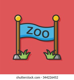 zoo gate door icon