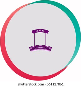 ZOO  icon. Vector design.