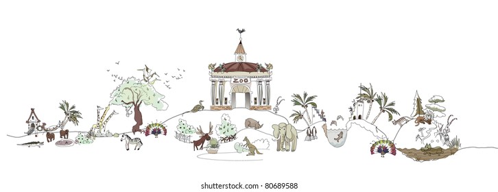 Zoo illustration
