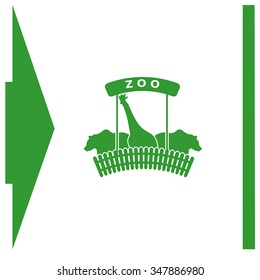 ZOO illustration with animals