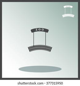 ZOO illustration with animals