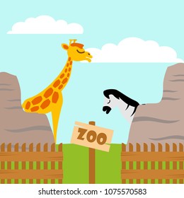 Zoo Illustration Design