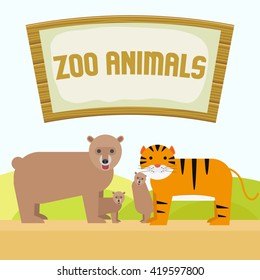  Zoo Illustration Template 