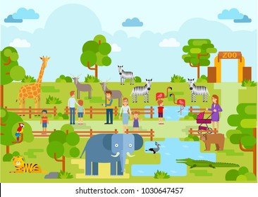 Zoo landscape scenery animal holiday attraction