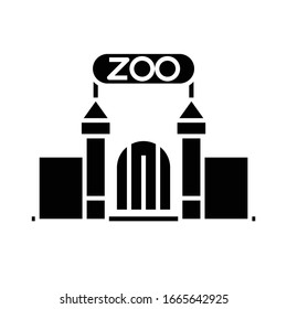 Zoo line icon, concept sign, outline vector illustration, linear symbol.