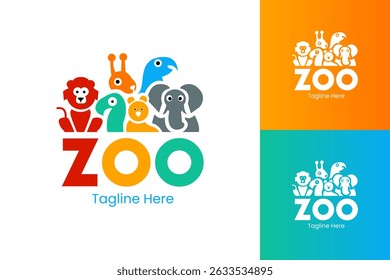 Zoo Logo Design Fun Zoo Logo for Animal Park Branding