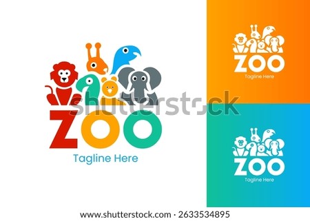 Zoo Logo Design Fun Zoo Logo for Animal Park Branding