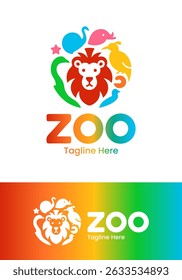Zoo Logo Design Vibrant Zoo Logo for Wildlife Branding