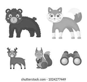 Zoo, nature, reserve and other web icon in monochrome style.Artiodactyl, nature, ecology, icons in set collection.