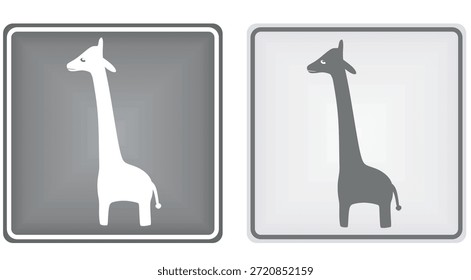 Sinal de estrada do zoológico. ilustração vetorial