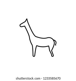 zoo sign icon. Element of navigation sign icon. Thin line icon for website design and development, app development. Premium icon