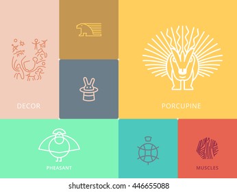 zoo sign in the vector EPS