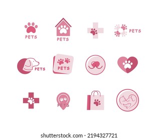 Zoo Store Logo Goods Animals Symbol Stock Vector (Royalty Free ...