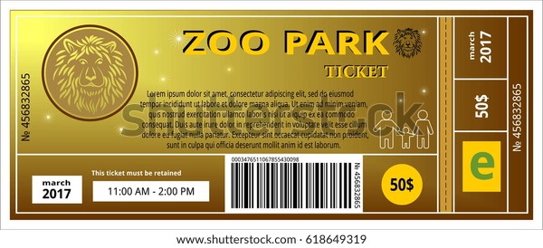 Zoo Ticket Card Coupon Pass 600w 618649319 