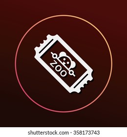 zoo ticket icon