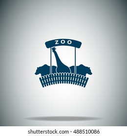 ZOO vector icon