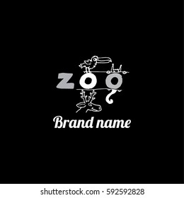 Zoo vector logo design template