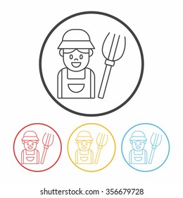 zookeeper line icon