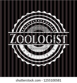 Zoologist silver shiny badge