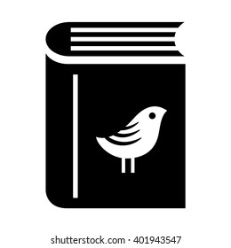 Zoology book. Vector icon.