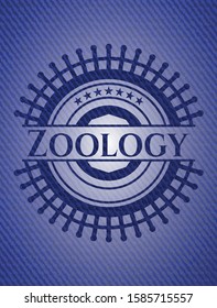 Zoology with jean texture. Vector Illustration. Detailed.