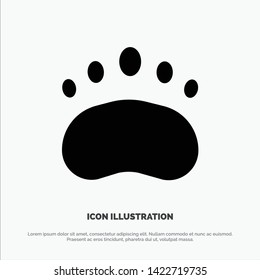 Zoology solid Glyph Icon vector