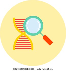 Zoology Vector Icon Flat Circle Style