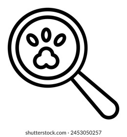 Zoology Vector Line Icon Design