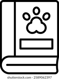 Zoology Vector Line Icon Design