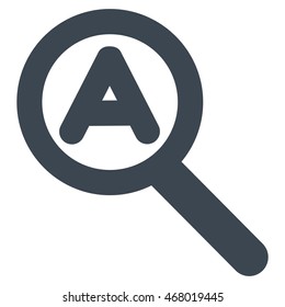 Zoom Auto Scale vector icon. Style is stroke flat icon symbol, smooth blue color, white background.