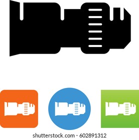 Zoom camera lens icon