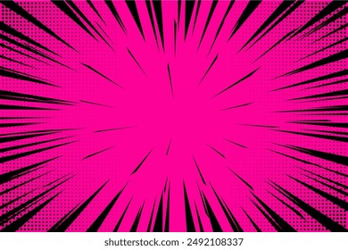 Zoom Comic Lila Hintergrund Vektorgrafik Kostenlos