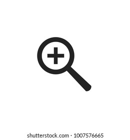 Zoom Cursor Pointer Icon Vector