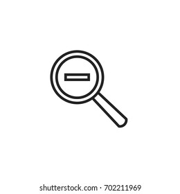 zoom cursor pointer icon vector