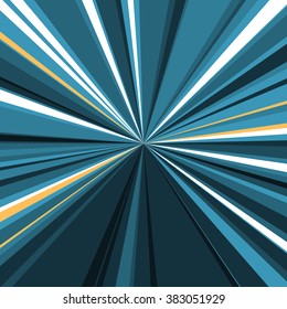 Zoom effect Radial blue concentric strips Sun ray or star burst element Square fight stamp Superhero frame Vector street way background Light speed trail Line texture