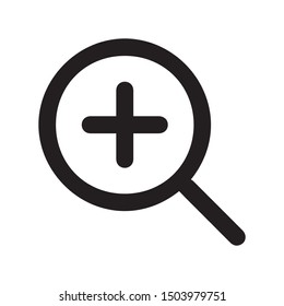 zoom glass icon vector illustration