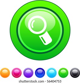 Zoom glossy circle web buttons.