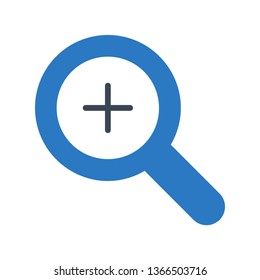 zoom in glyph double color