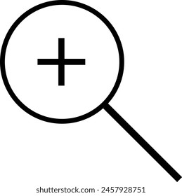 Icono de Acercar, Zoom