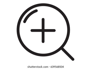zoom in icon
