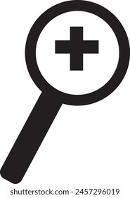 Zoom in icon design illustration