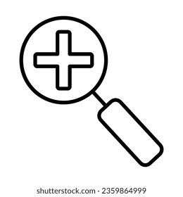 Zoom In icon design for personal commercial use