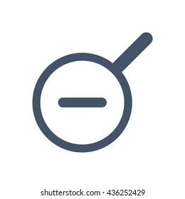 Zoom icon, flat design style