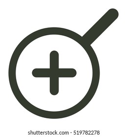 Zoom icon illustration isolated vector sign symbol