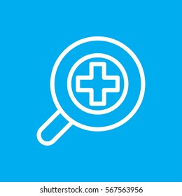 zoom in icon illustration isolated vector sign symbol