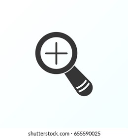 Zoom icon illustration isolated vector sign symbol