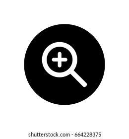 Zoom icon illustration isolated vector sign symbol
