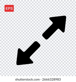 Zoom in icon, zoom icon, indicator icon, EPS format vector icon illustration file