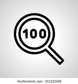 zoom icon. isolated sign symbol